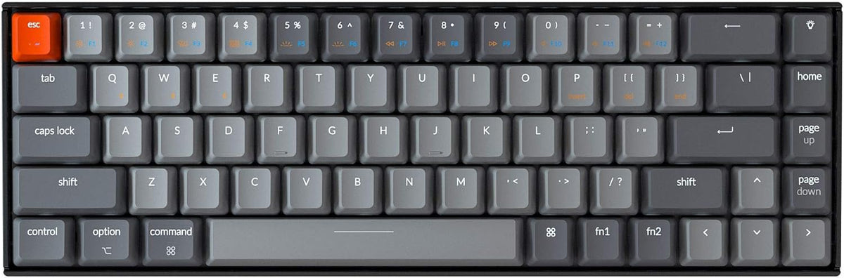 Hot Swappable Wireless Bluetooth Mechanical Gaming Keyboard 65% Compact 68-Key RGB Y976