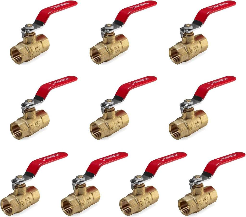 Brass Ball Valve 3/4-Inch 600 WOG Lead Free E564
