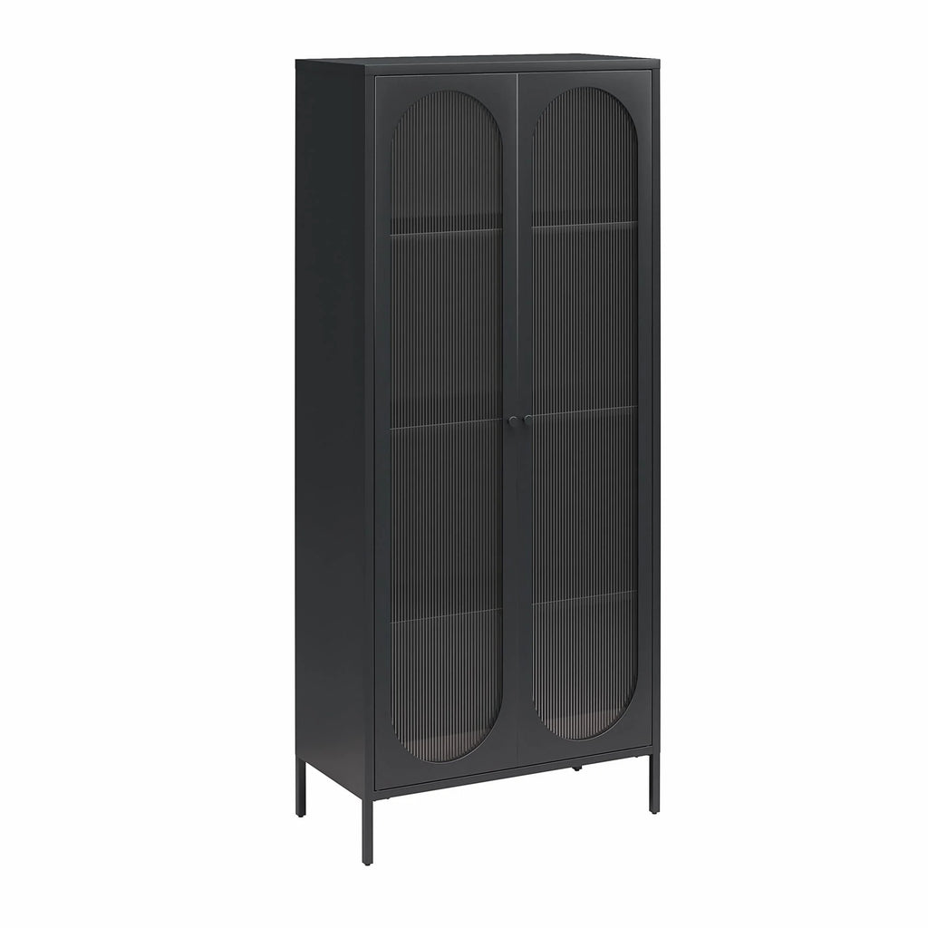 2-Door Accent Cabinet with Fluted Glass L269699
