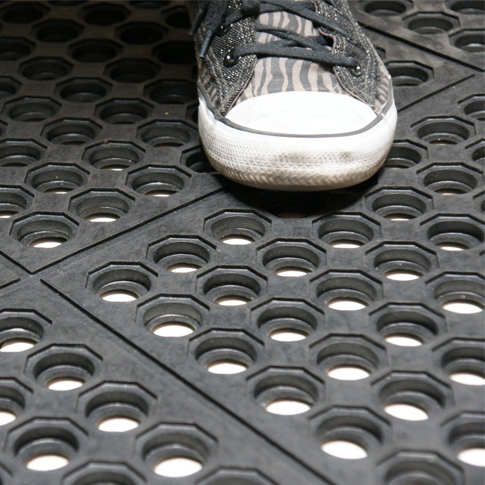 Black Anti-Fatigue Rubber Matting V722805