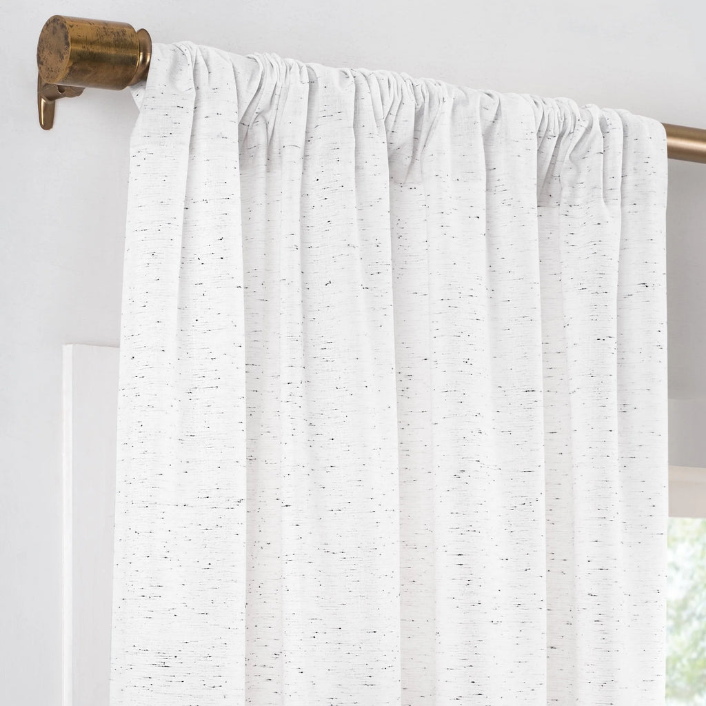 Organic Cotton Window Curtain Pair White 84 K2489