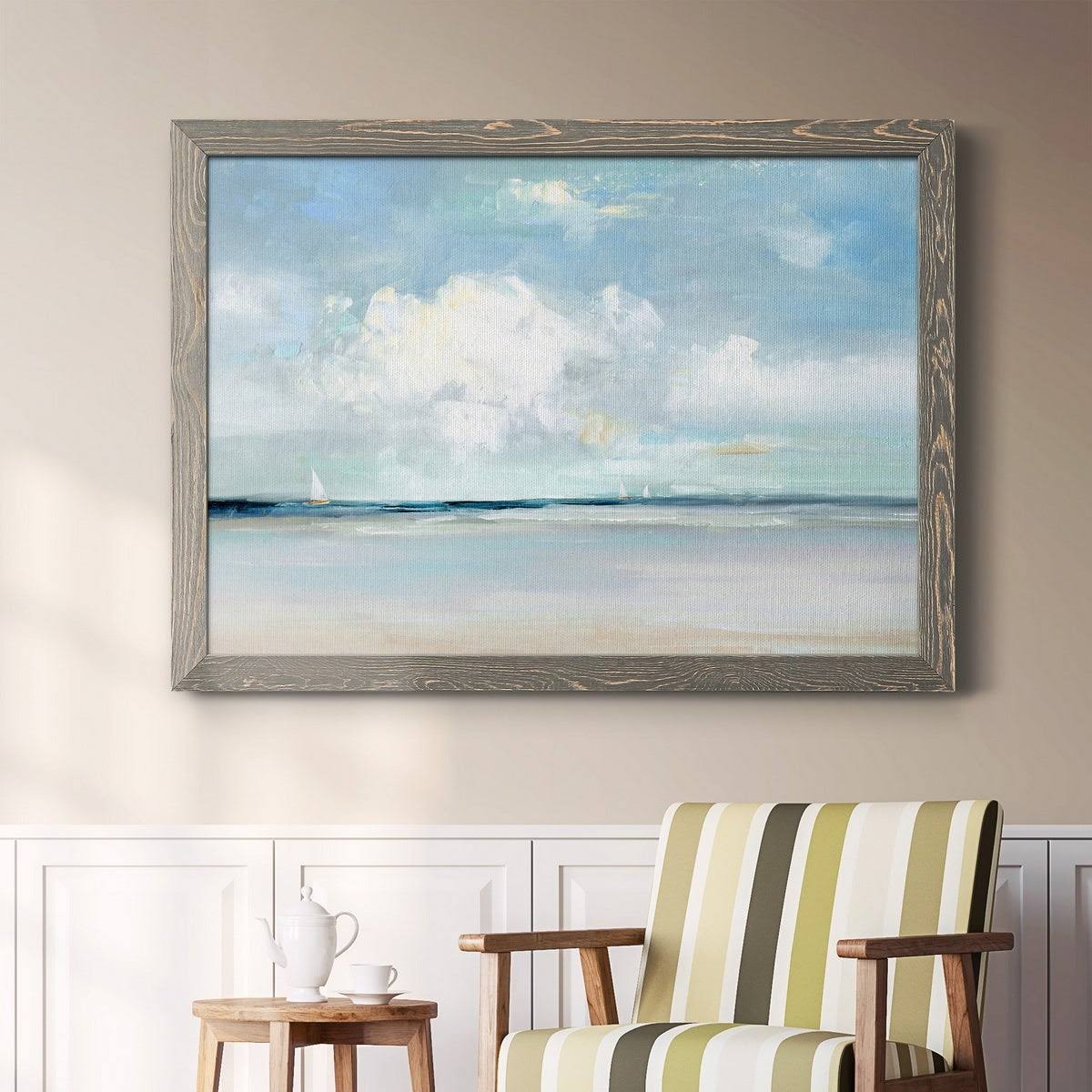 White Framed Canvas 20x24 G847