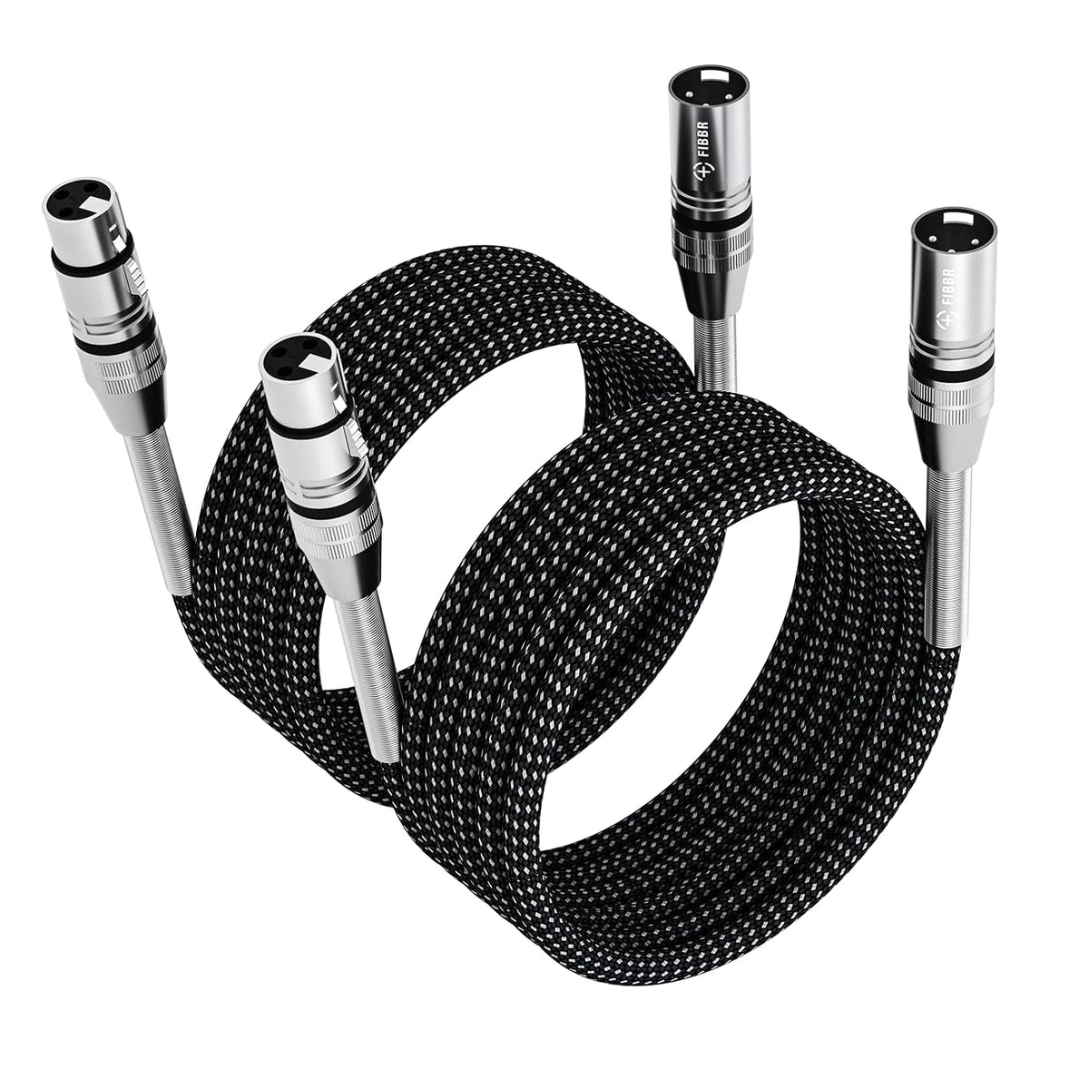 100ft Nylon Braided XLR Male to Female Microphone Cable Z5497