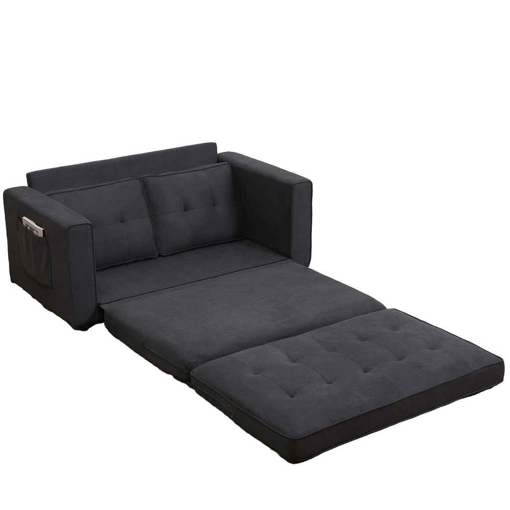 Fabric Sleeper Sofa 3-in-1 Pull Out Bed Folding Sofa R558
