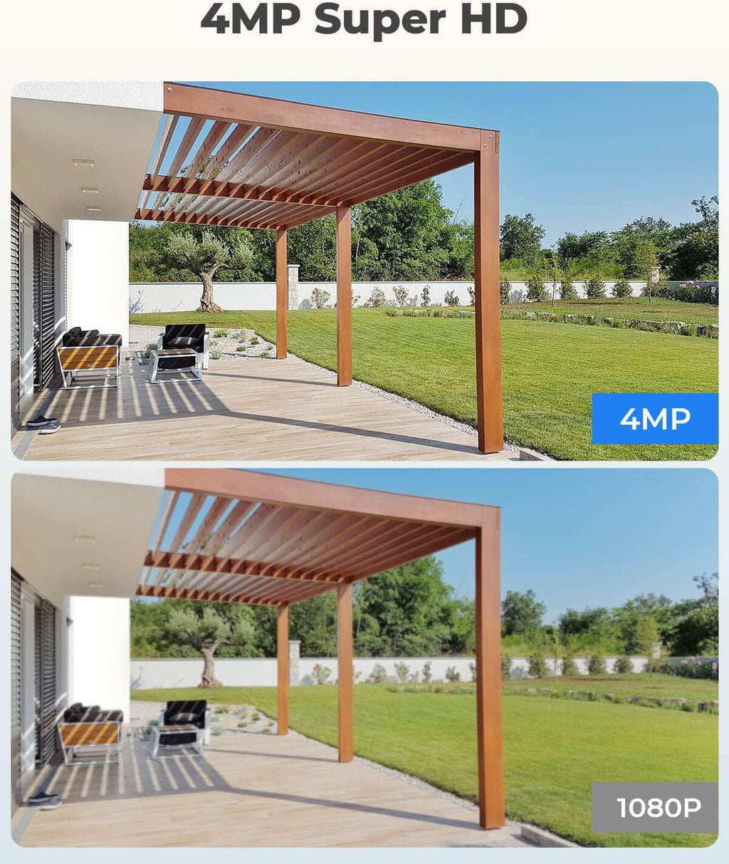 4MP Plug-in WiFi Security Camera Outdoor S485