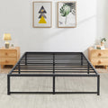 Black Full Size Metal Platform Bed Frame F1898