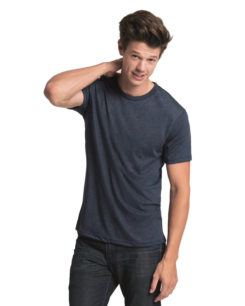 True Black Tri Blend Tee X4000