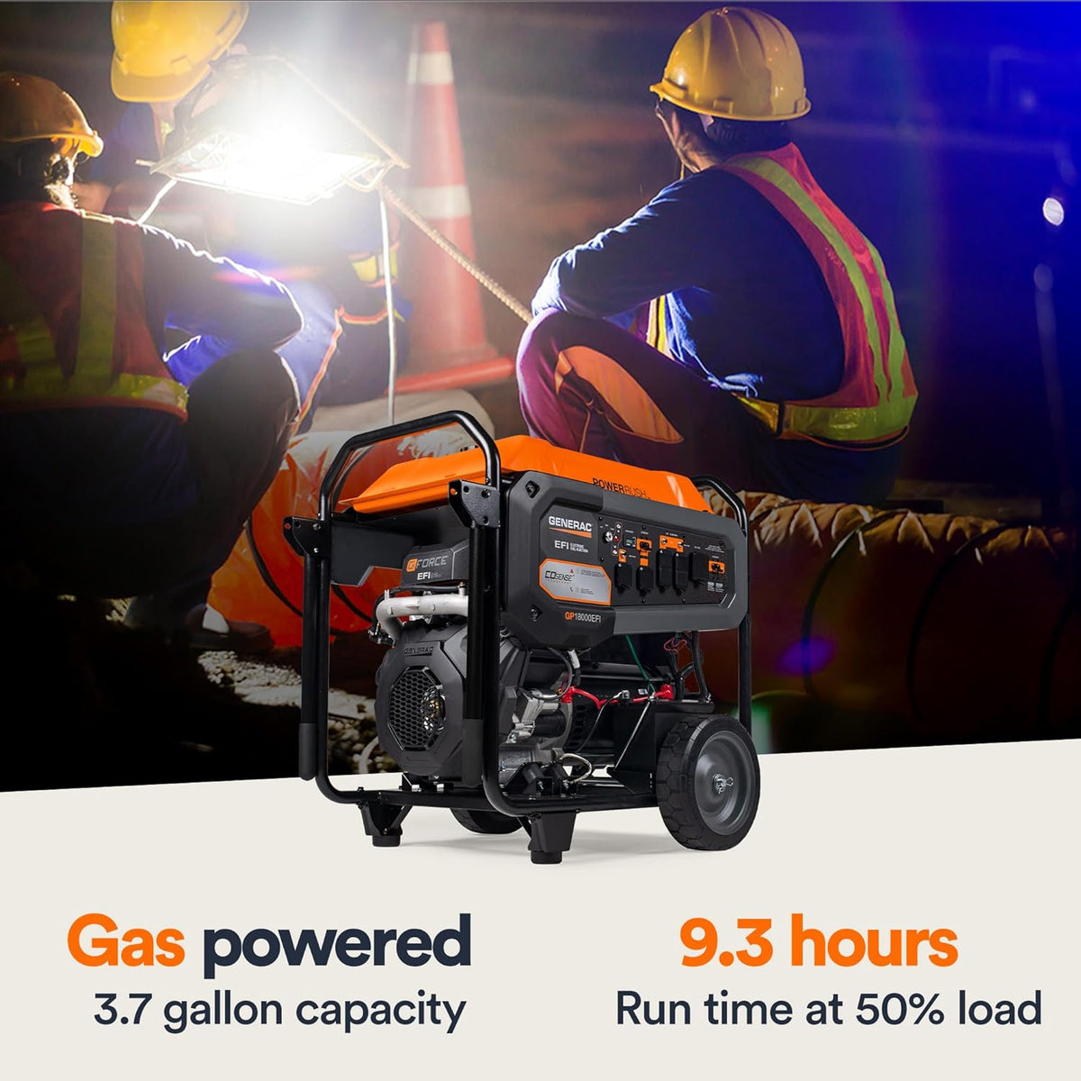 18,000-Watt Gas-Powered Portable Generator H191