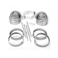 6 inch Inside Diameter 30 Degree Elbow Kit, Silver Z13078