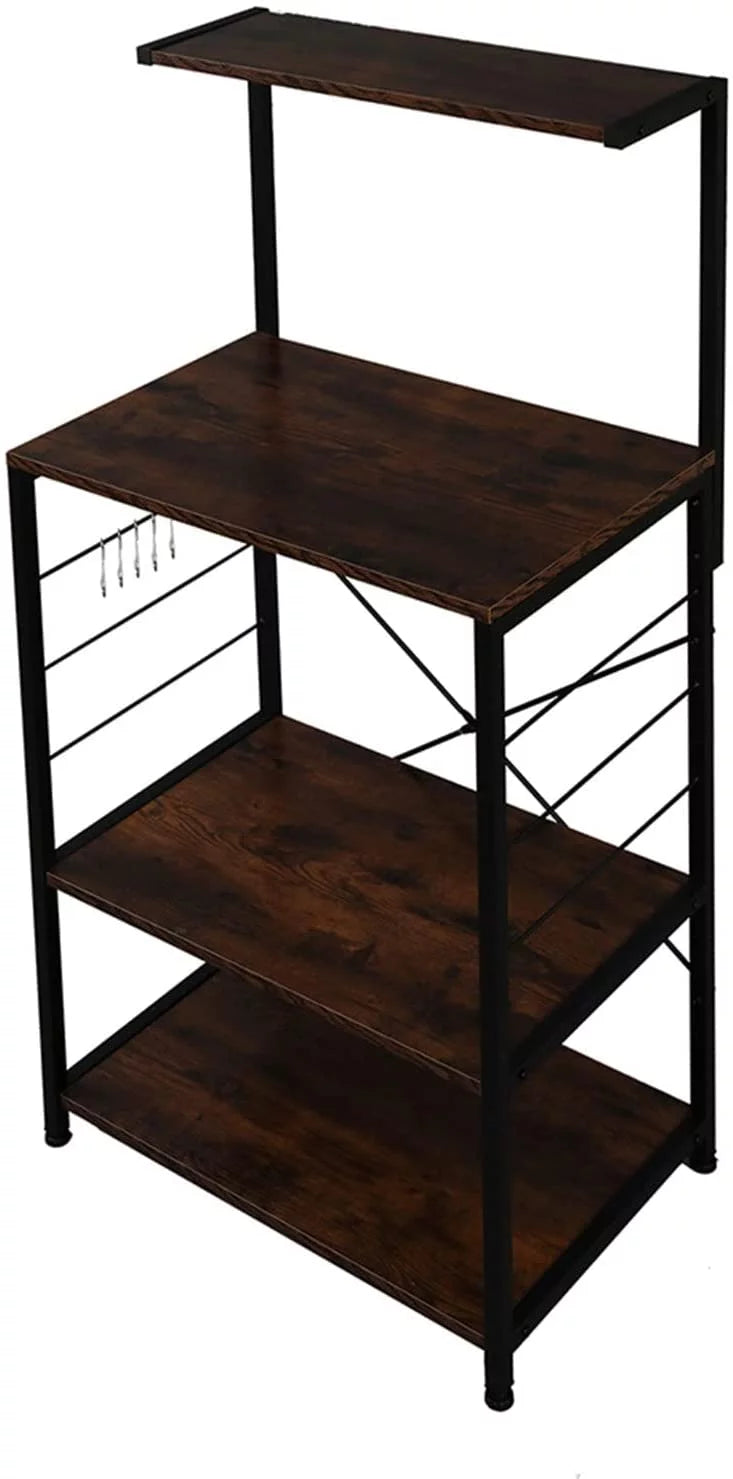 Wooden Kitchen Shelf 4 Tier P623926