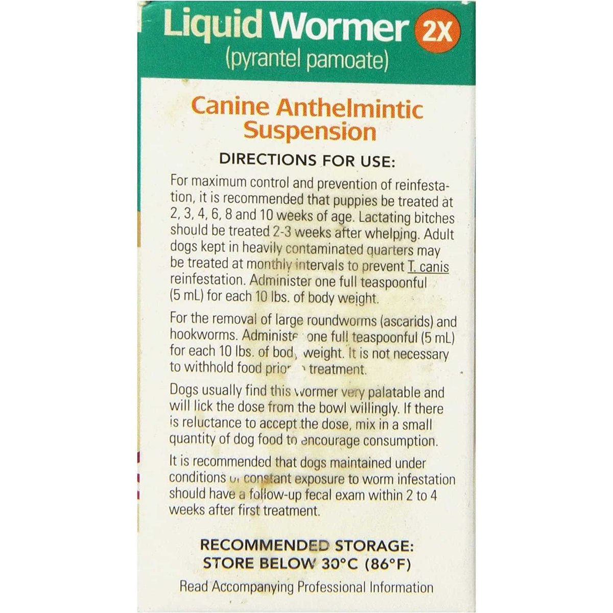 Liquid Dog Wormer 2X Q781059