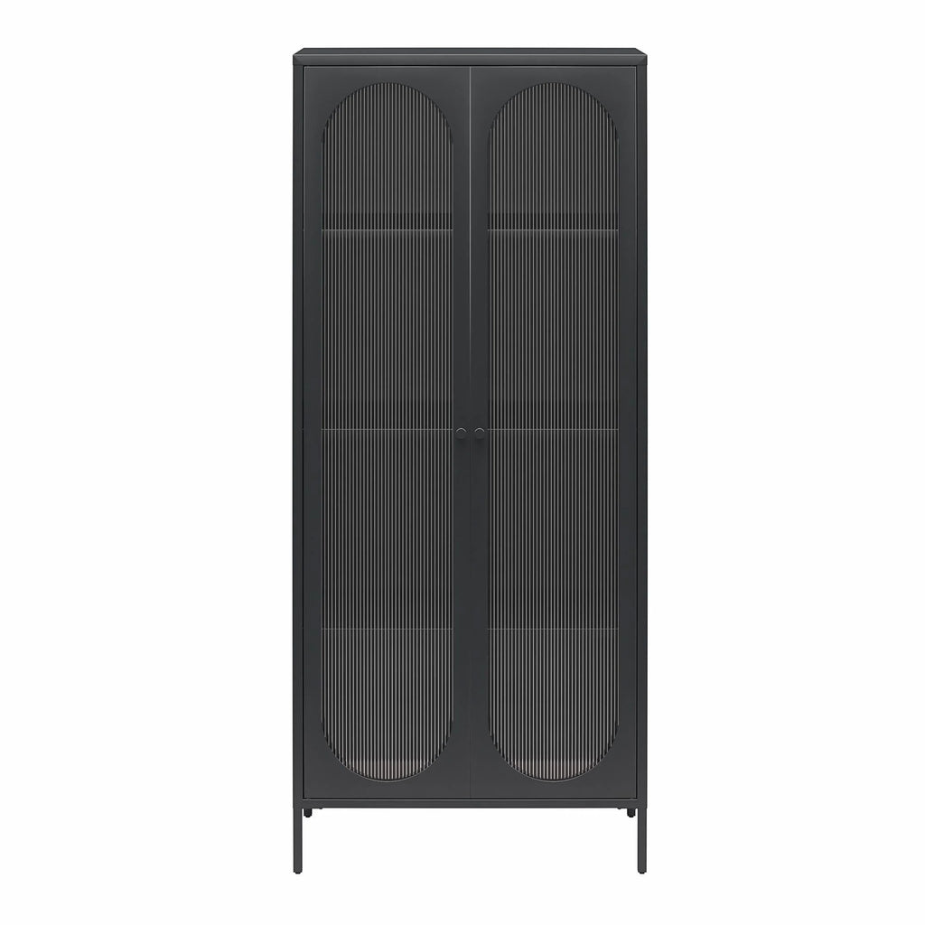 2-Door Accent Cabinet with Fluted Glass L269699