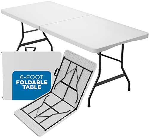 White Plastic Folding Table M958