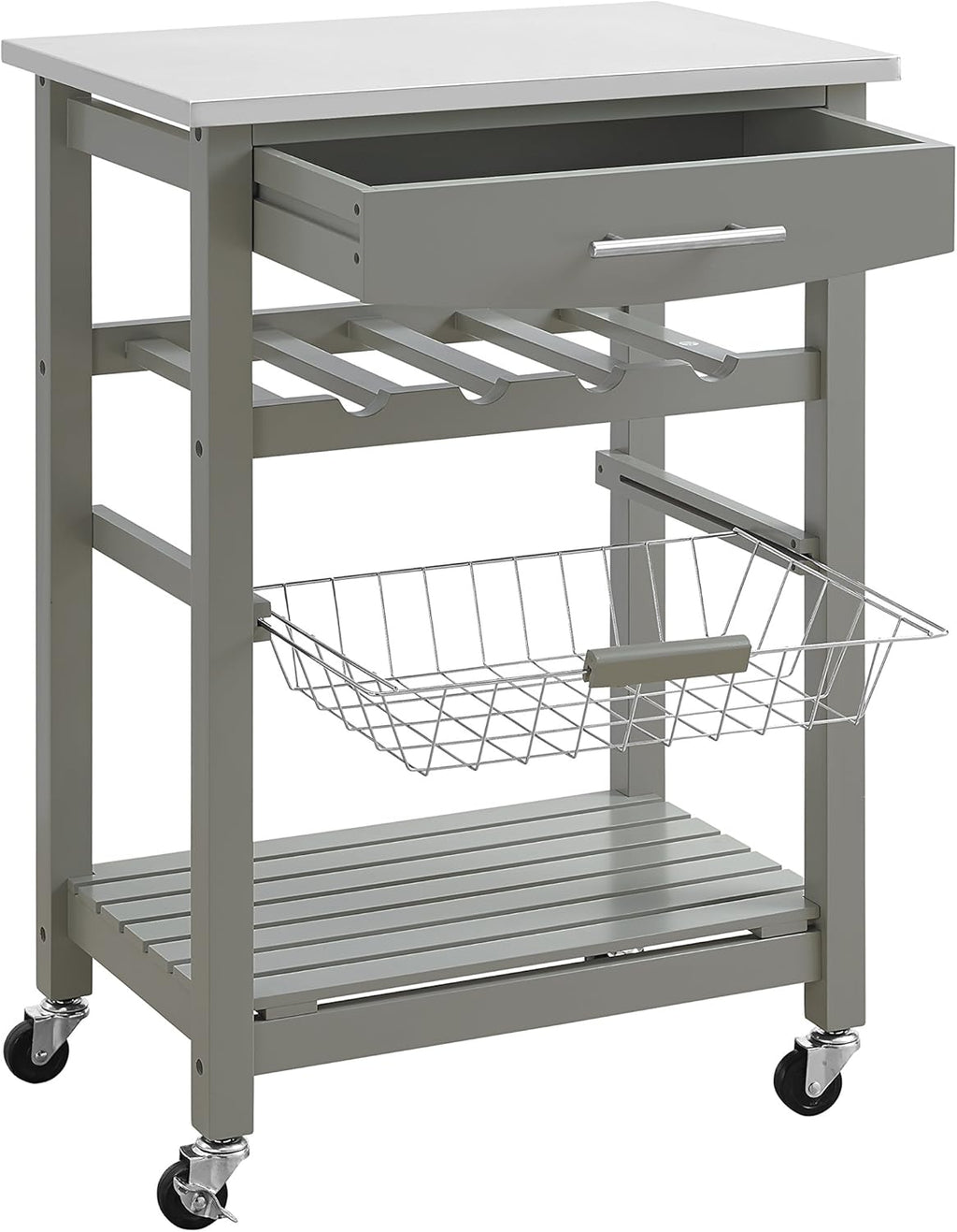 Gray Kitchen Cart Z58125