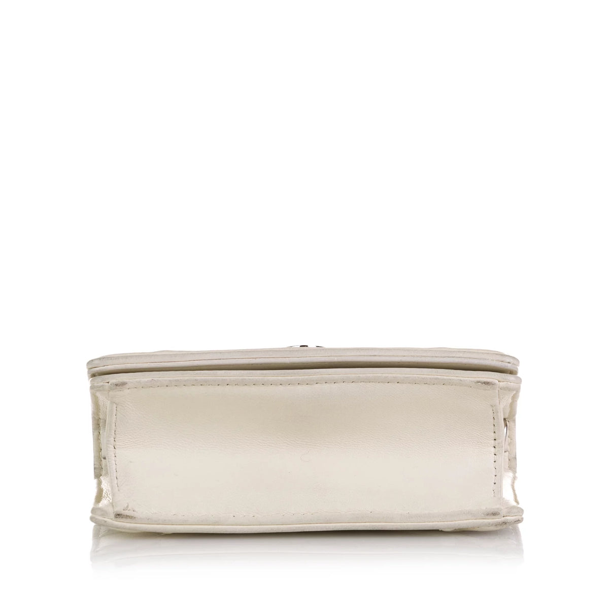 White Calf Leather Crossbody Bag N55331