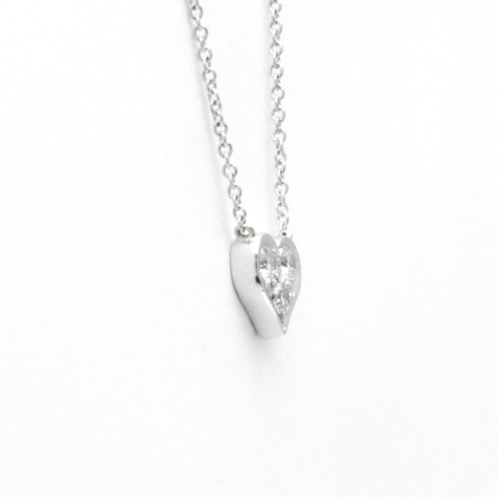 Platinum Diamond Heart Necklace R621917