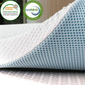 Gel-Infused Memory Foam Mattress Topper with Bamboo Cover H961226
