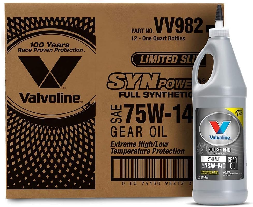 Full Synthetic Gear Oil 75W-140, Case of 12 U65148