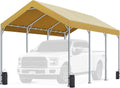 10 x 20 ft Heavy Duty Carport Canopy Beige B923