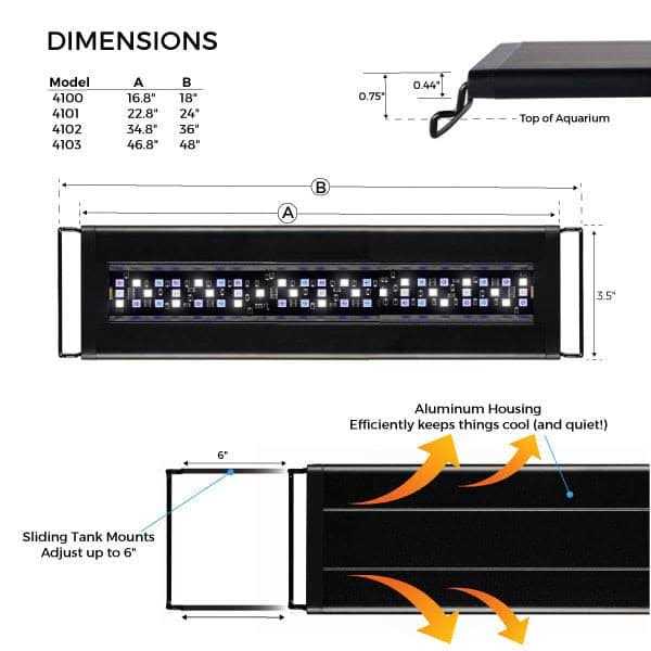 Orbit Marine Aquarium LED Light C335710
