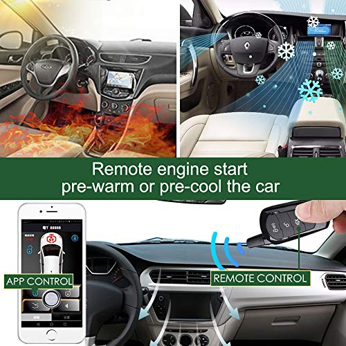 Passive Keyless Entry Push Button Car Alarm System Remote Key K567943