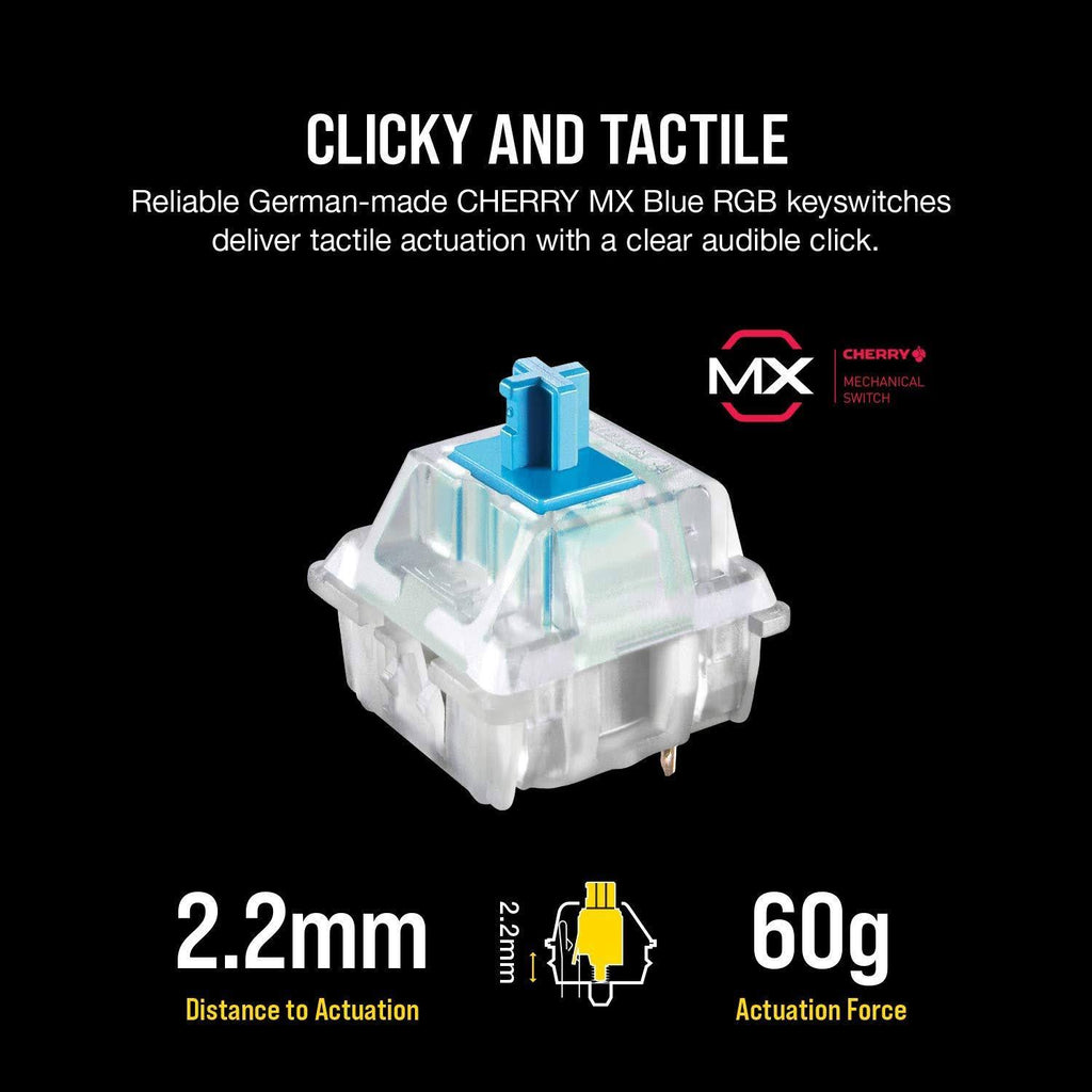 Mechanical Gaming Keyboard Cherry MX Blue W738739
