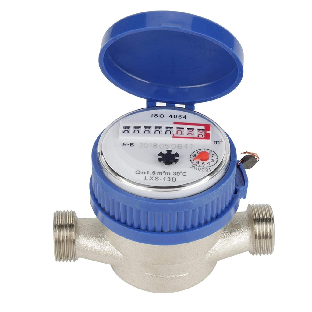 1/2 Inch Plastic Water Flow Meter Pack of 2 H9472