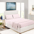 Pink 3-Pieces Microfiber Twin Sheet Sets B6343