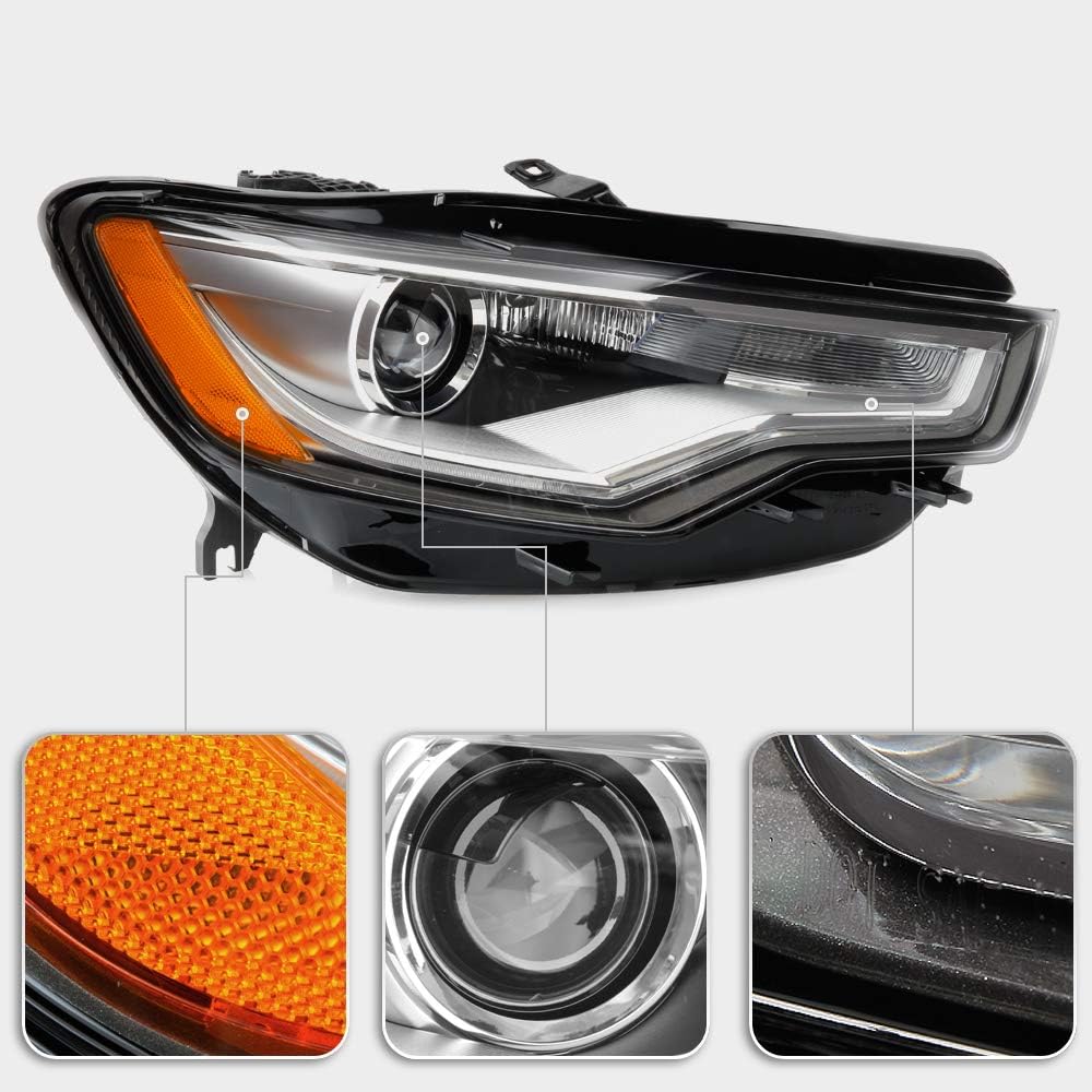 Passenger Side LED DRL Projector Headlight Assembly U115