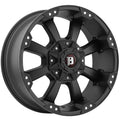 20x9 6-Lug Flat Black Wheel Y901801