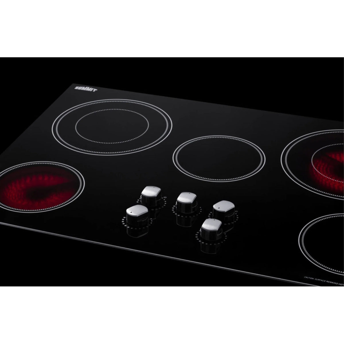 36 in. 5-Burner Radiant Cooktop, Black J154434