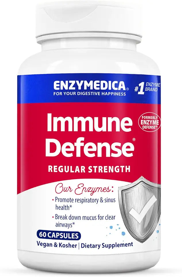 Immune Defense Regular Strength Proteolytic Enzymes 60 Count V283