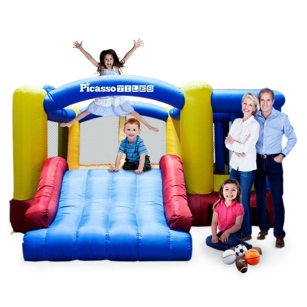 Inflatable Bouncer Jumping House with Slide E1369