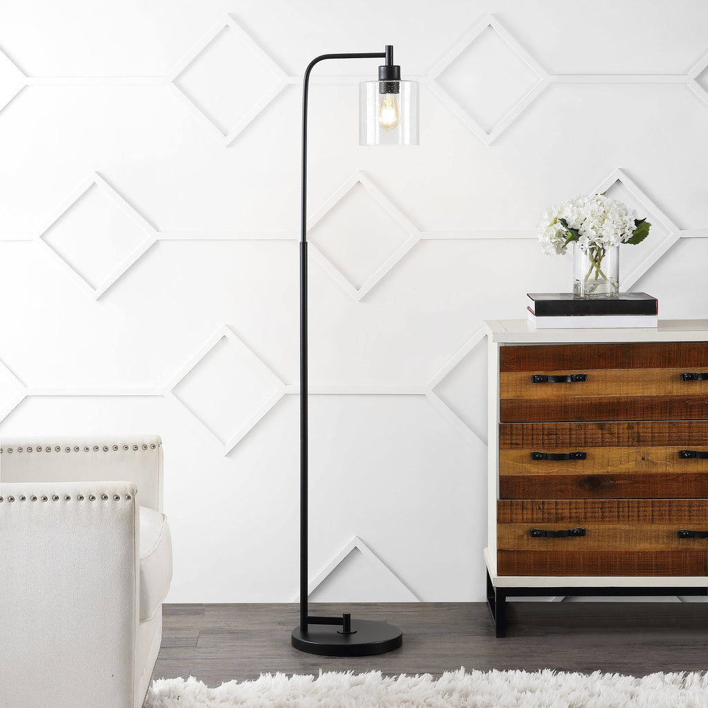 Black LED Floor Lamp A405