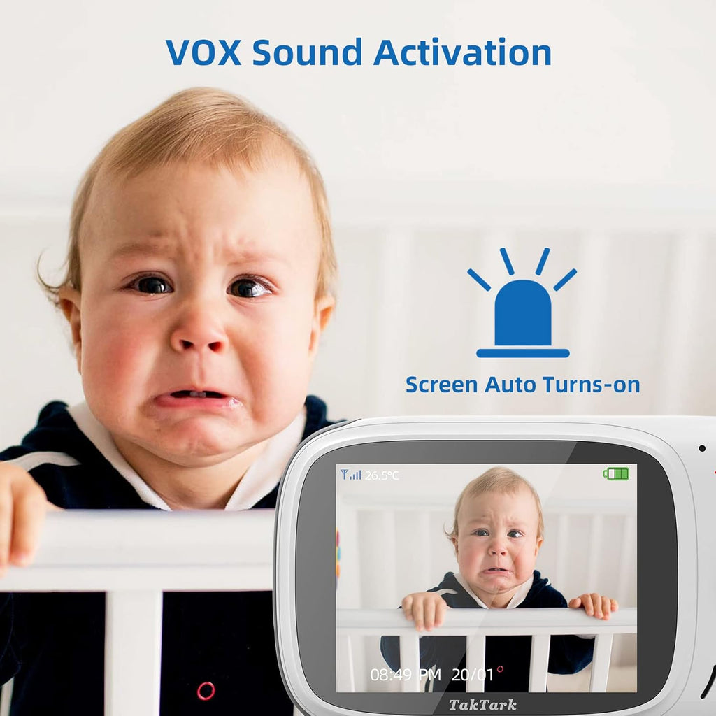 3.2 Baby Monitor with Camera and Audio No WiFi W3832