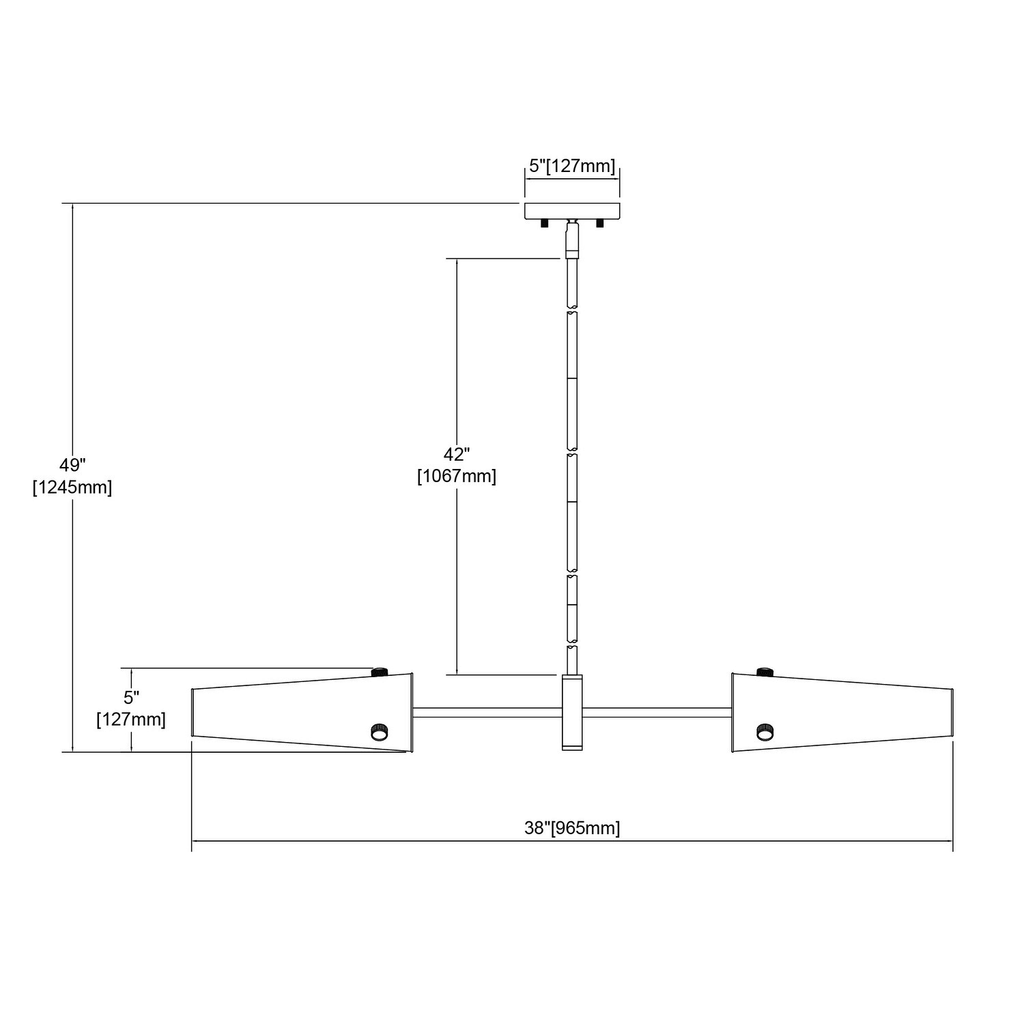 2-Light Island Satin Nickel Clear Glass F884388