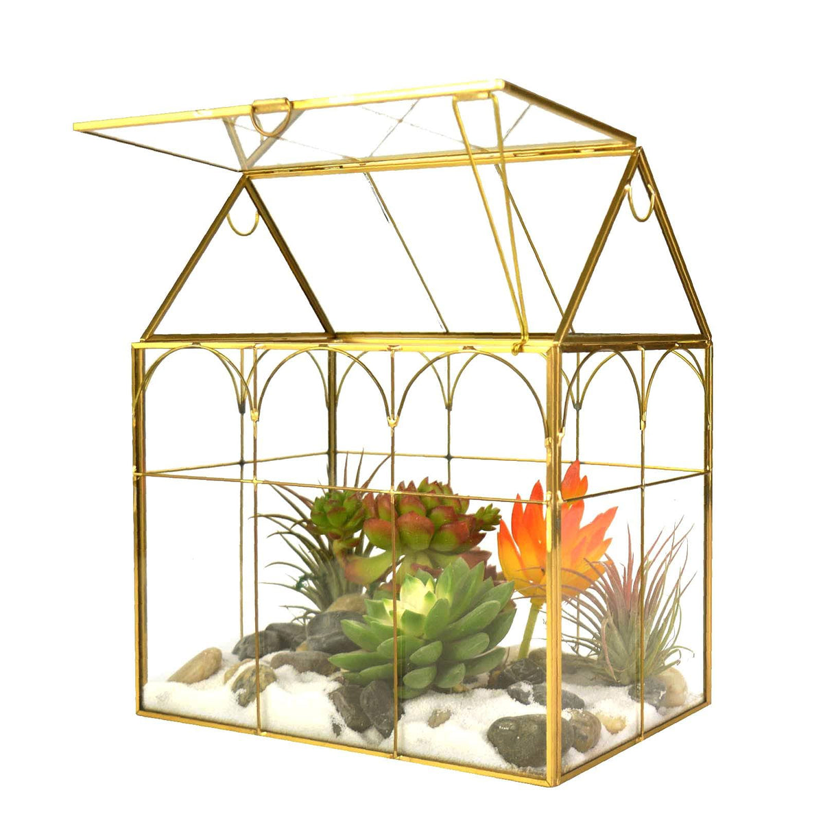 Glass Terrarium with Lid J863201