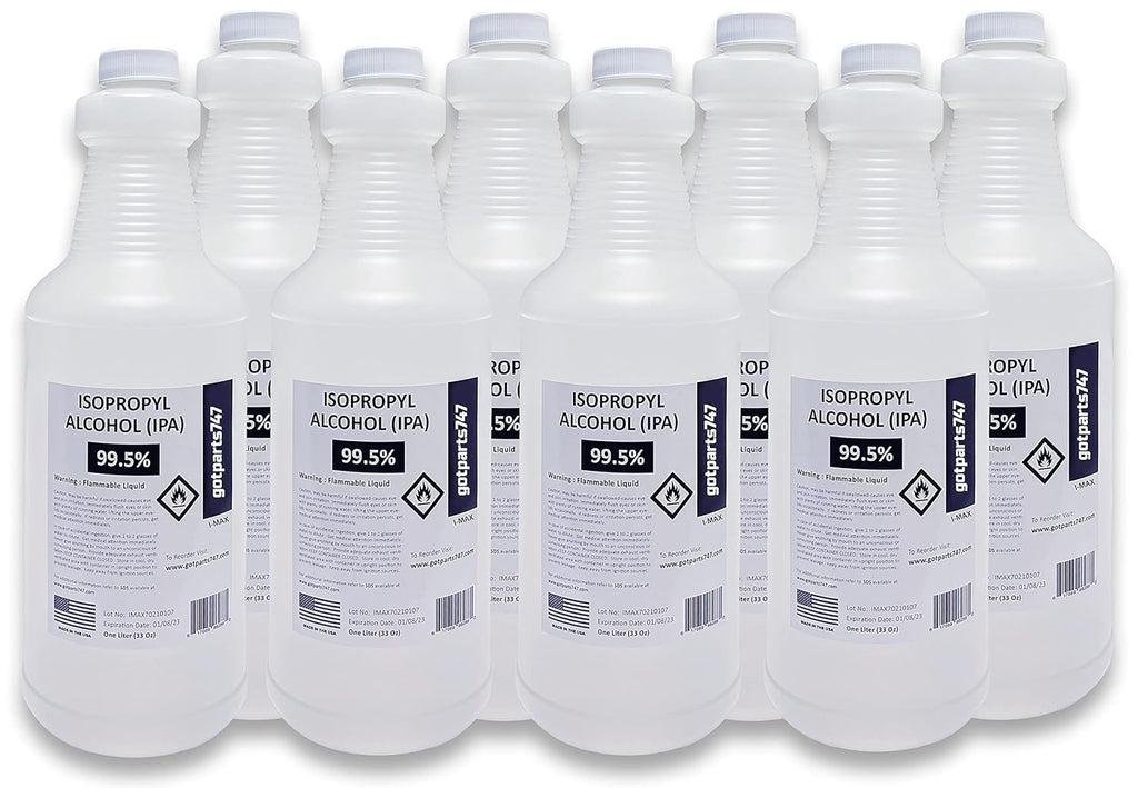 Isopropyl Alcohol 99.5+% 8 x 1000 ml L833
