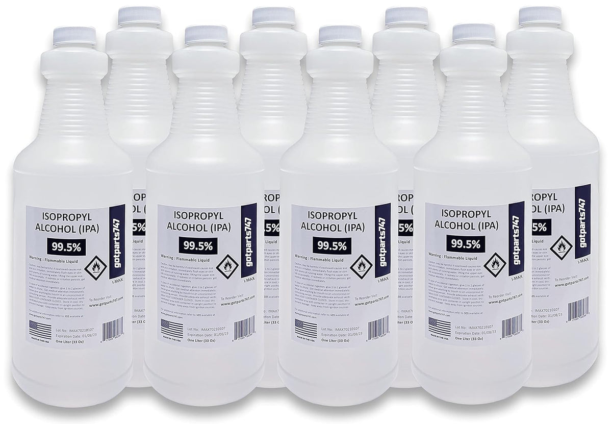 Isopropyl Alcohol 99.5+% 8 x 1000 ml L833
