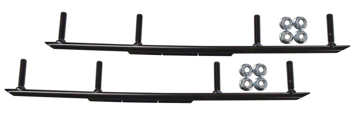Blue Razor Snowmobile Skis with 10" Round Bars Complete Kit C61161