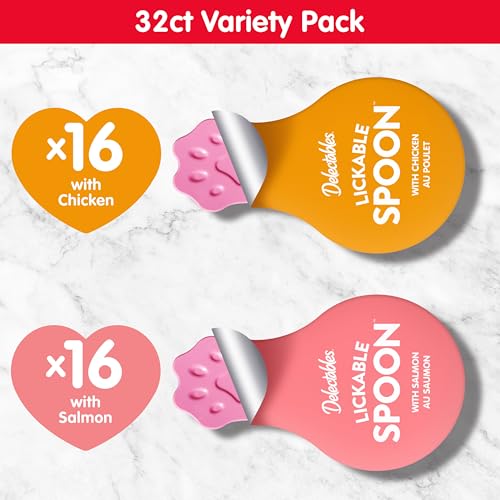 Lickable Cat Treats Variety Pack 32ct H56657