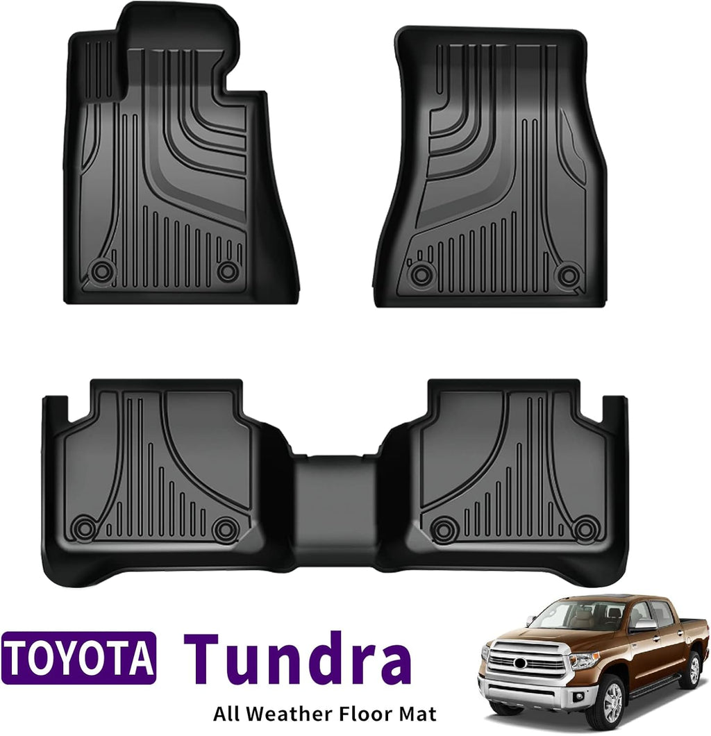 Black TPE All Weather Car Floor Liners L433