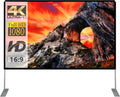 100 inch 16:9 Portable Projector Screen with Stand and Carry Bag L2927