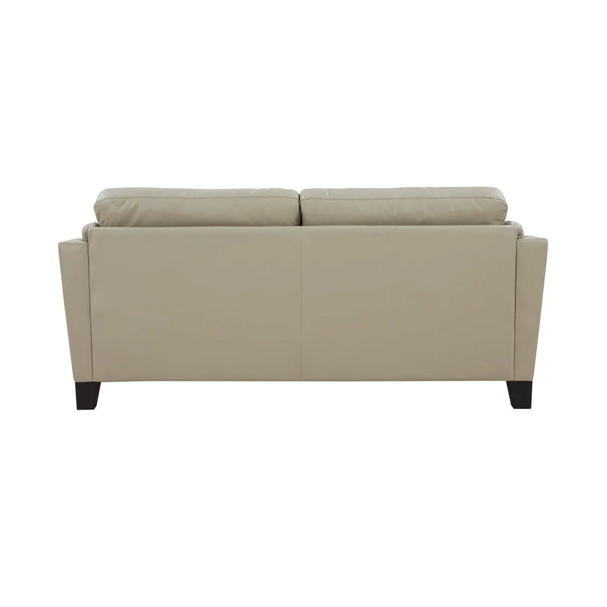 Cream Top Grain Leather Sofa O119