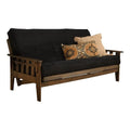 Queen Faux Leather Futon P715829