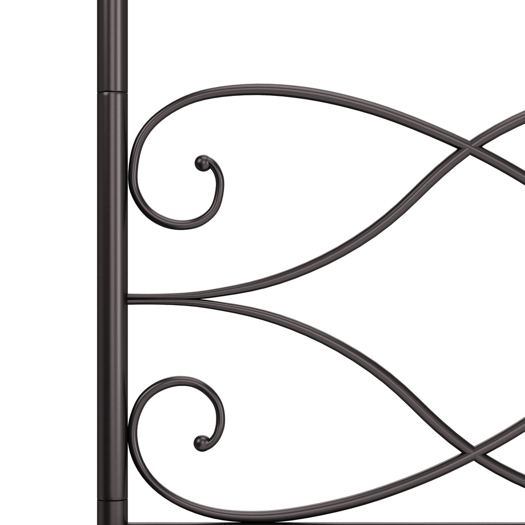 Oiled Bronze Metal Canopy Bed - Full T449