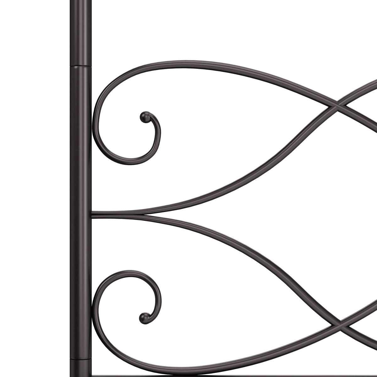 Oiled Bronze Metal Canopy Bed - Full T449