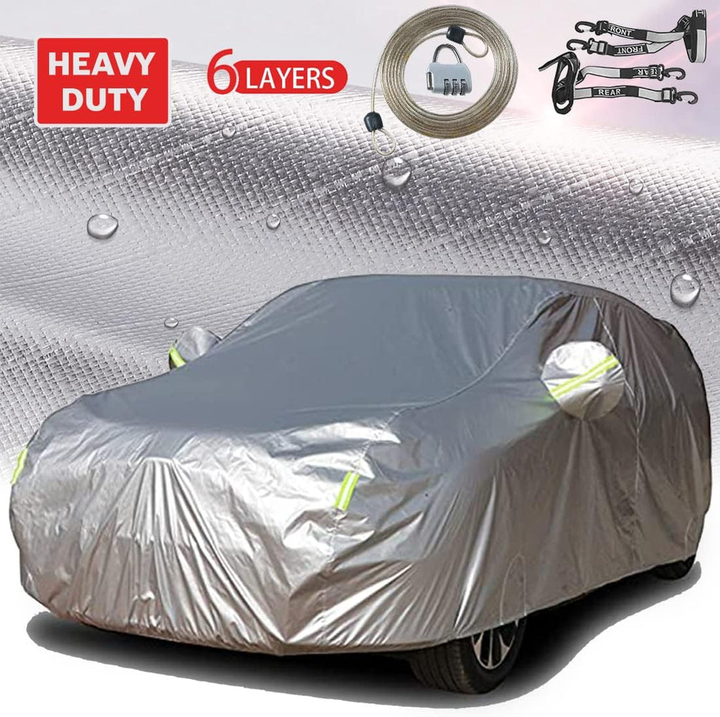 Waterproof 6 Layers Outdoor Full Exterior Car Cover M842