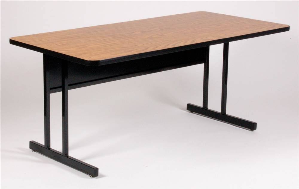 Medium Oak Keyboard Height Work Station E78508