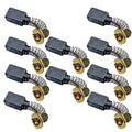10 Pack Carbon Brushes for Trim Router M734